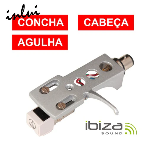CABEÇA DE GIRA-DISCOS P/ AUDIO TECHNICA AT3600L IBIZA