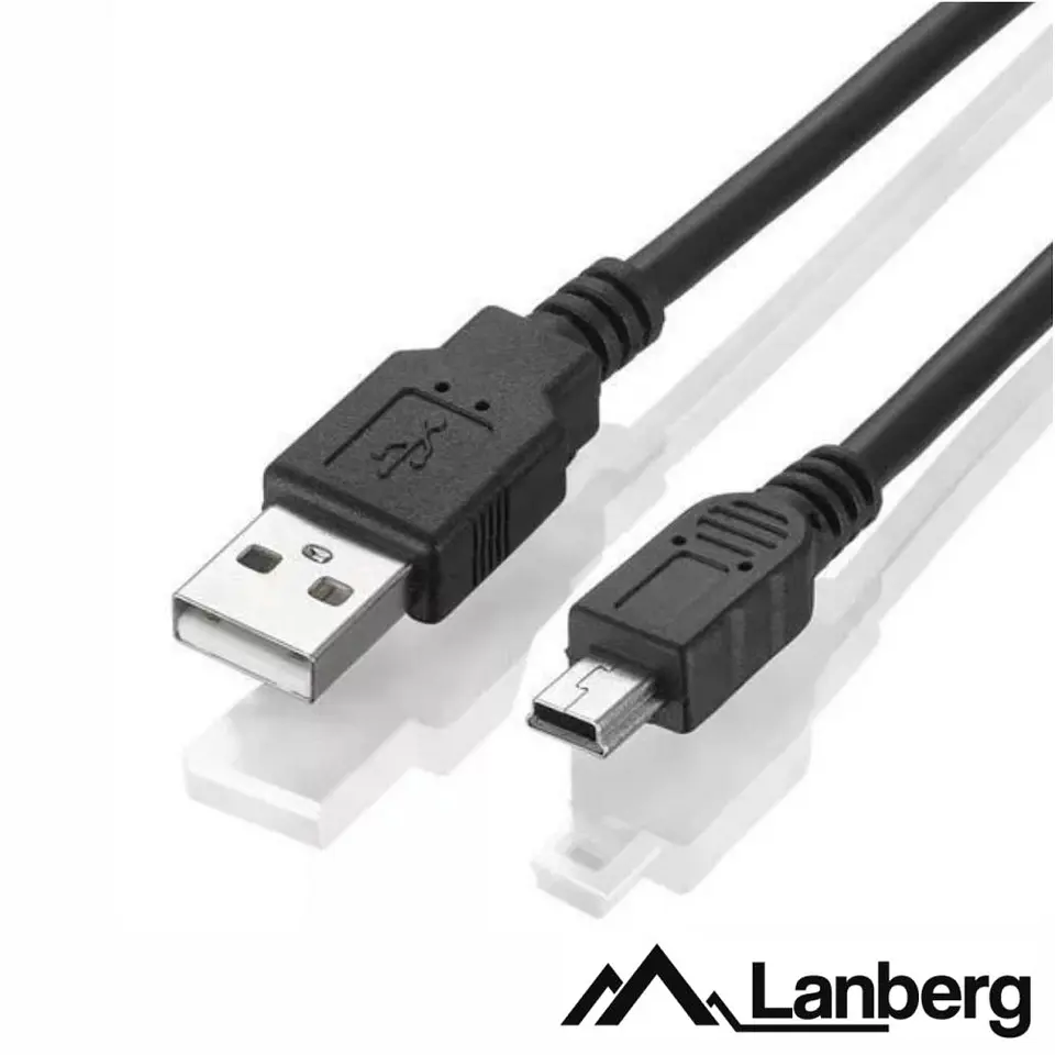 Cabo USB-A 2.0 Macho / Micro USB-B Macho 1.8m LANBERG 1