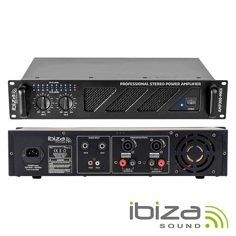 AMPLIFICADOR ÁUDIO 19" 2X240W IBIZA