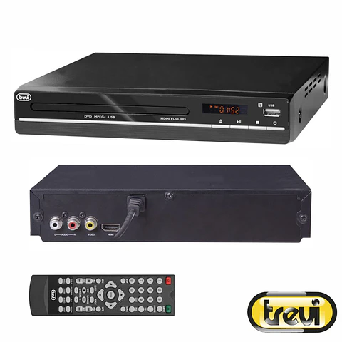 Leitor CD/DVD COM USB  TREVI
