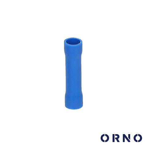 Terminal Redondo Isolado 2.5mm² 10x Azul ORNO