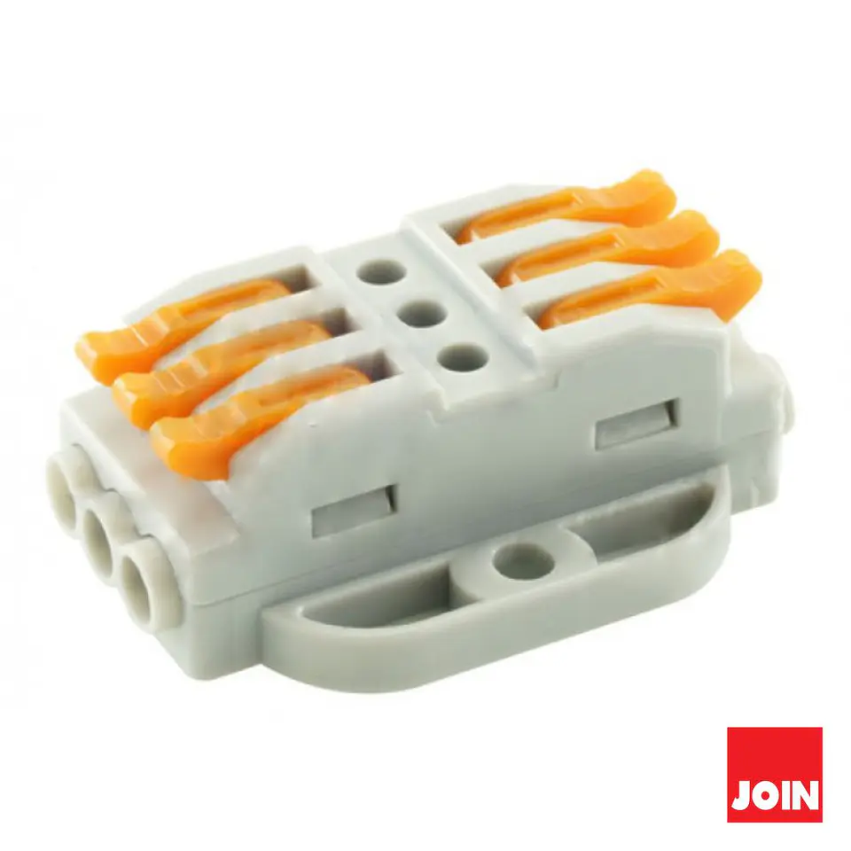Ligador De Pressão 3 Condutores 0.08 - 4mm² JOIN 1