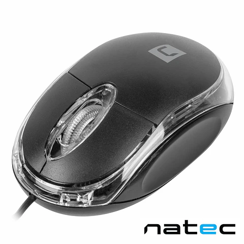 Rato Óptico COM Fios 1000DPI USB Preto NATEC