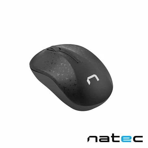 Rato Óptico SEM fios 1600DPI 3 botões Preto NATEC
