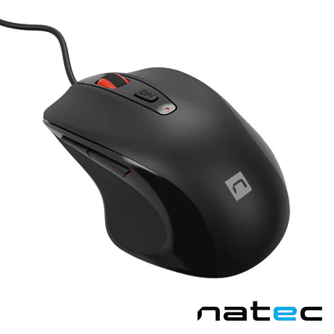 Rato Óptico COM Fios 4000DPI USB Preto NATEC