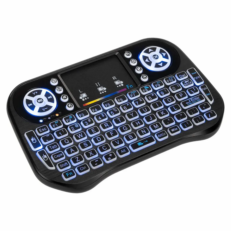 Teclado Touchpad SEM Fios USB 2.4GHz 1
