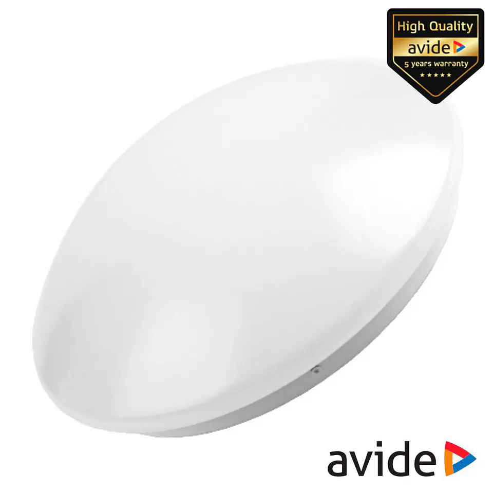 Aplique LED Redondo 24W 380mm 6400K 2200lm Cordelia AVIDE 1