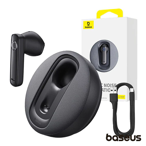Auricular Bluetooth V5.3 COM Carregamento Solar CM10 BASEUS