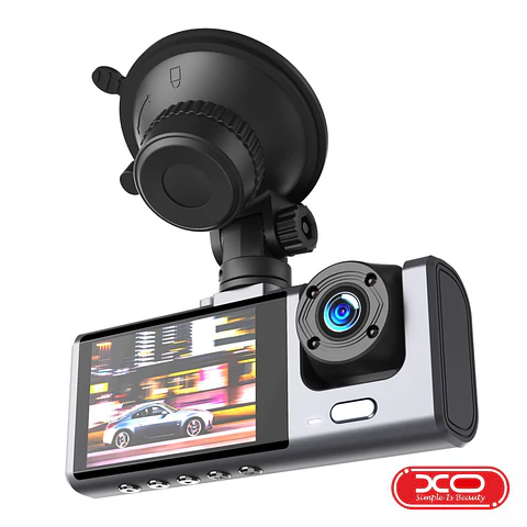 Câmara VigiLância Full HD 12MP P/ Auto 2" LCD 140º XO