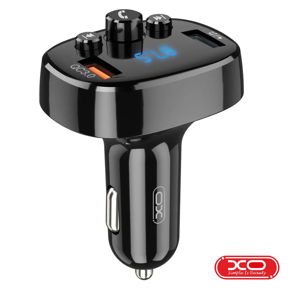 Transmissor FM Bluetooth 2USB F. Isqueiro XO 1