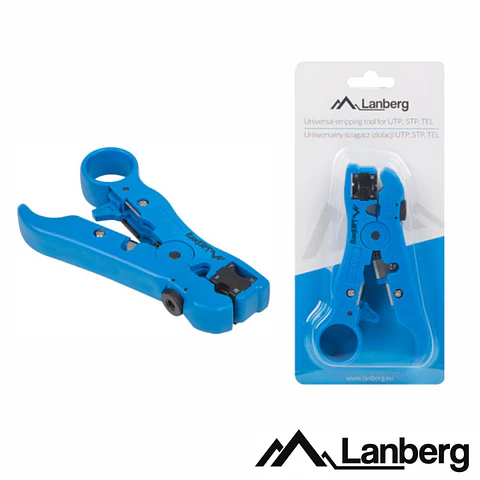 Descarnador De Cabos Universal UTP/STP Azul LANBERG