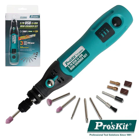 MINI BERBEQUIM ELETRICO BATERIA LI-ION 3.7V USB PROSKIT