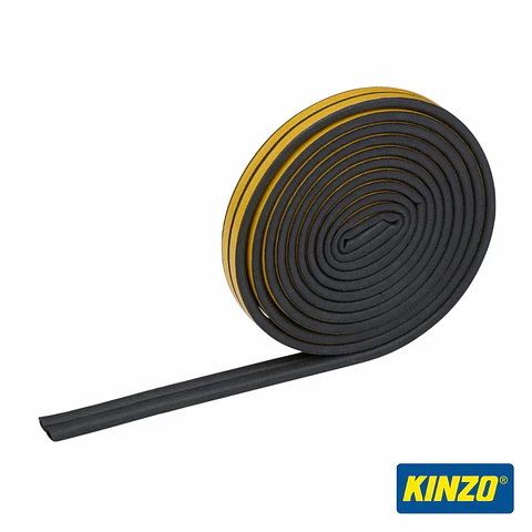 Fita Adesiva De Vedação Dupla 3M Preto KINZO