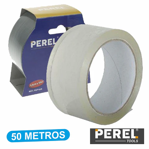 ROLO FITA-COLA TRANSPARENTE 50MMx50M PEREL