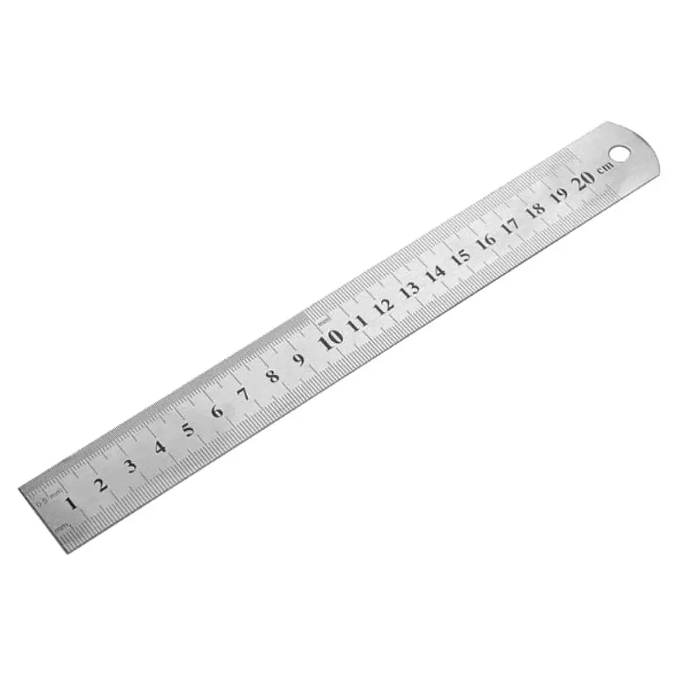 RÉGUA METÁLICA 20CM 1