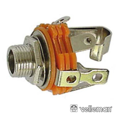 FICHA JACK 6.35MM FÊMEA ST P/ CHASIS
