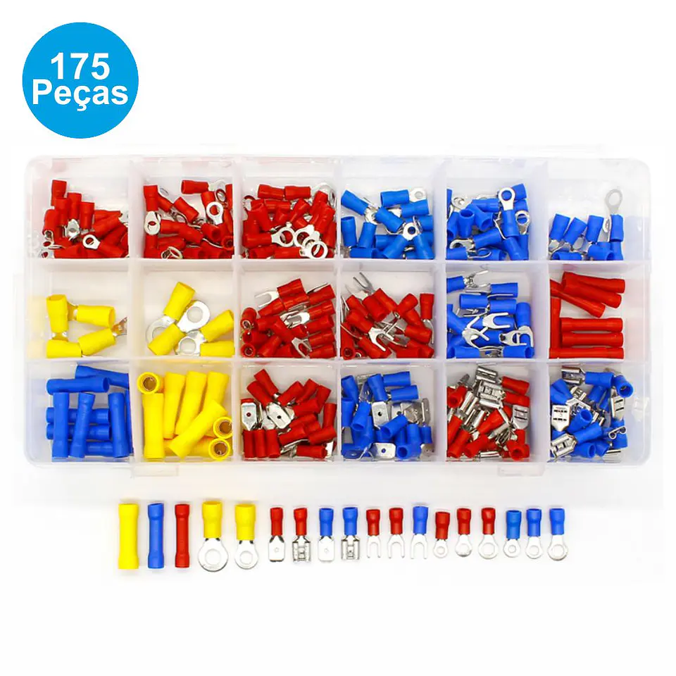 Conjunto De Terminais 175Pcs LANBERG 1