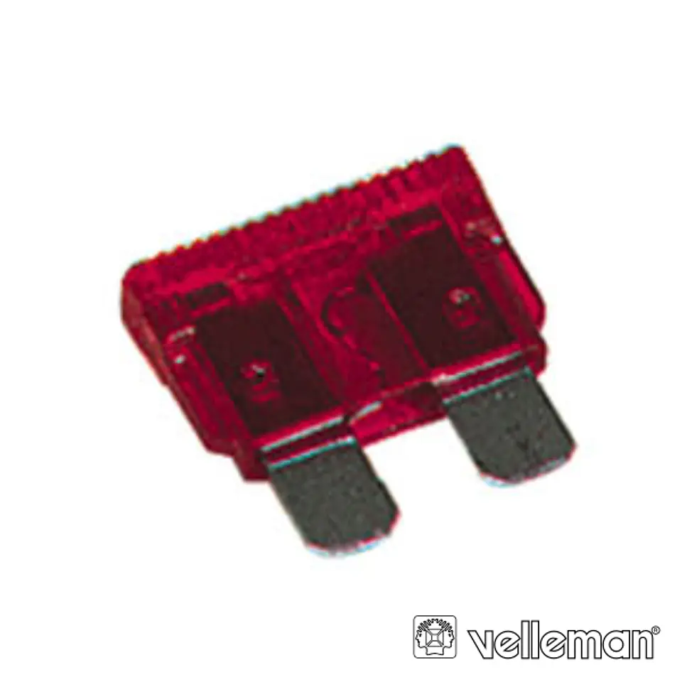 FUSÍVEL DE AUTOMÓVEL 10A VELLEMAN 1