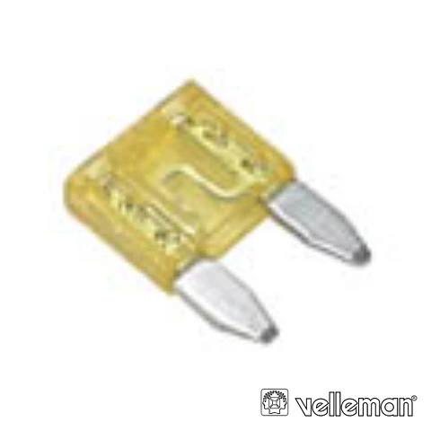 FUSÍVEL DE AUTOMÓVEL MINI 20A AMARELO VELLEMAN