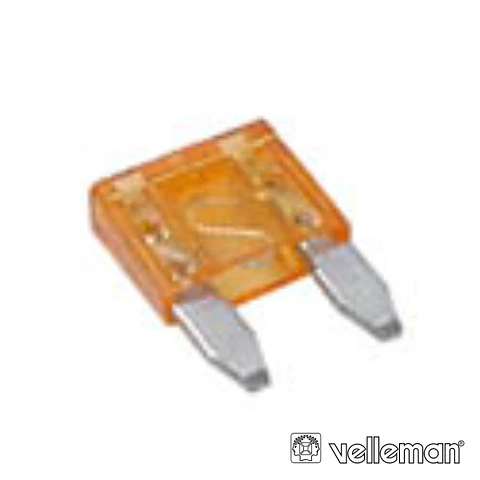 FUSÍVEL DE AUTOMÓVEL MINI 5A LARANJA VELLEMAN