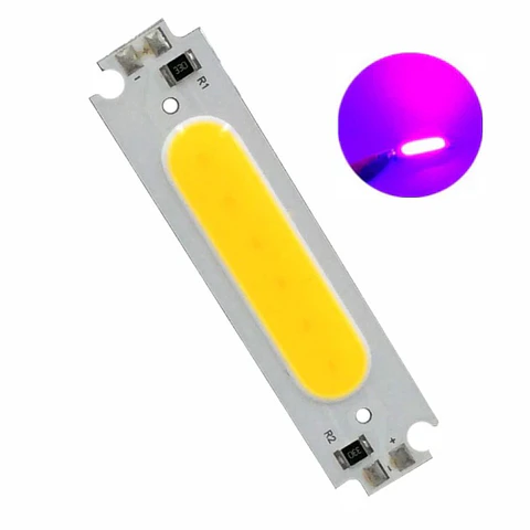 LED COB 2W 12V Roxo 60x15mm