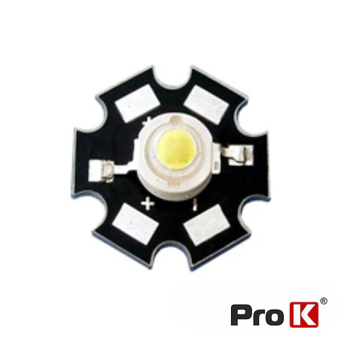 LED ARRAY ALTO BRILHO 1W BRANCO QUENTE PROK