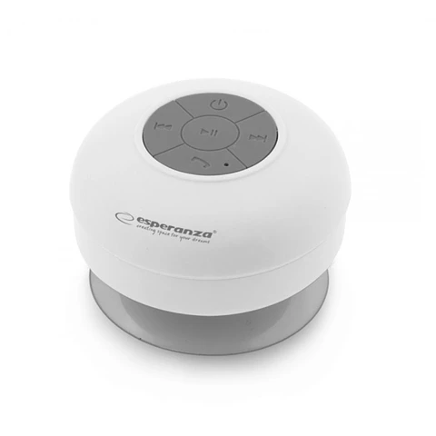 Coluna Bluetooth Portátil COM Ventosa 3W Branco IPX4