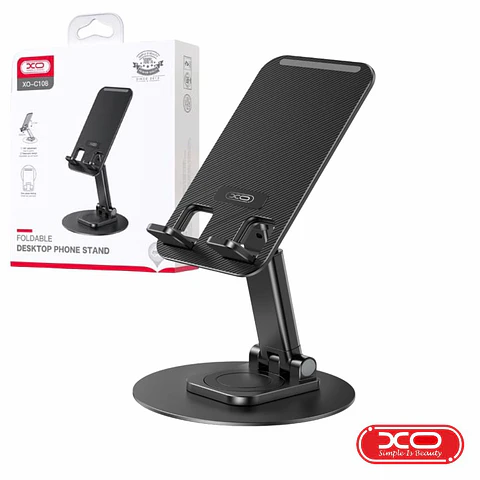 Suporte Telemóvel Universal COM Rotação 360º Preto XO