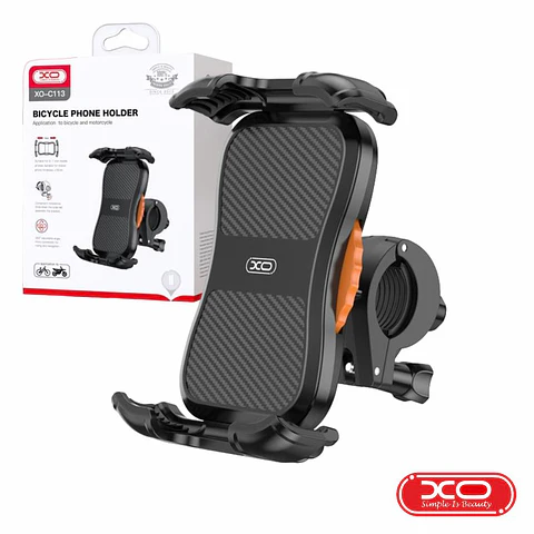 Suporte Universal Preto Telemóvel P/ Bicicleta XO