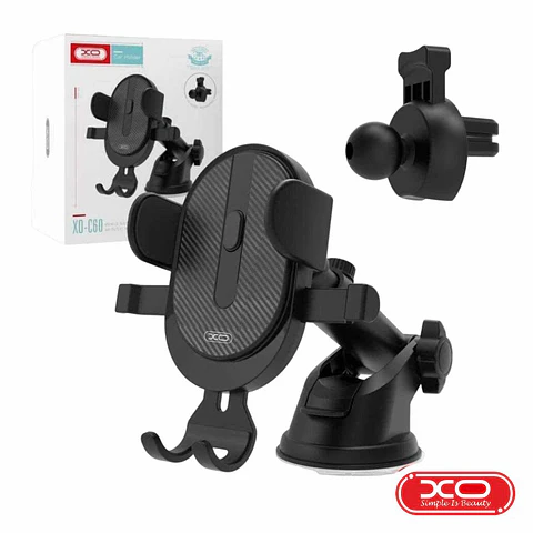 Suporte Telemóvel Universal P/ Carro COM 2 Fixadores XO