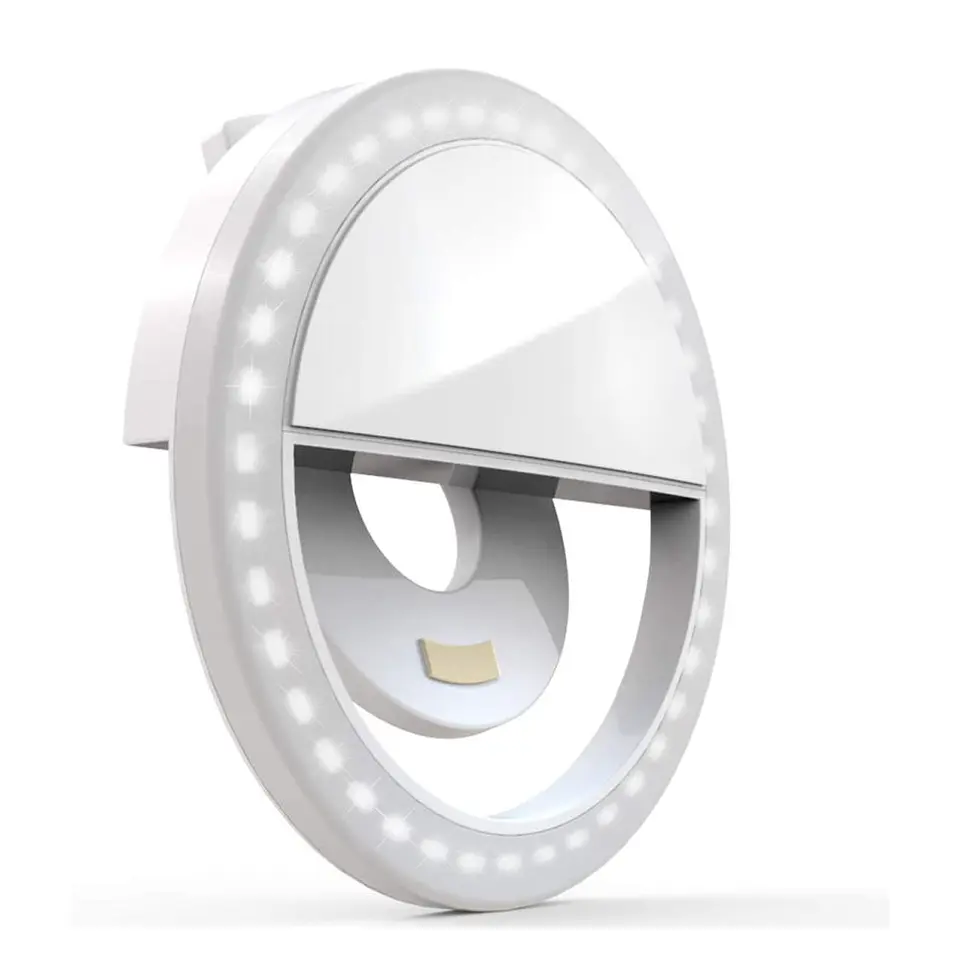 Anel de Luz P/ Telemóvel Universal Branco 1