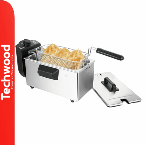 Fritadeira A Óleo Elétrica 2000W 3L TECHWOOD