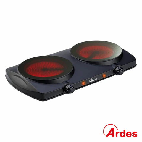 Placa de Vitrocerâmica Dupla Infravermelhos 2500W ARDES