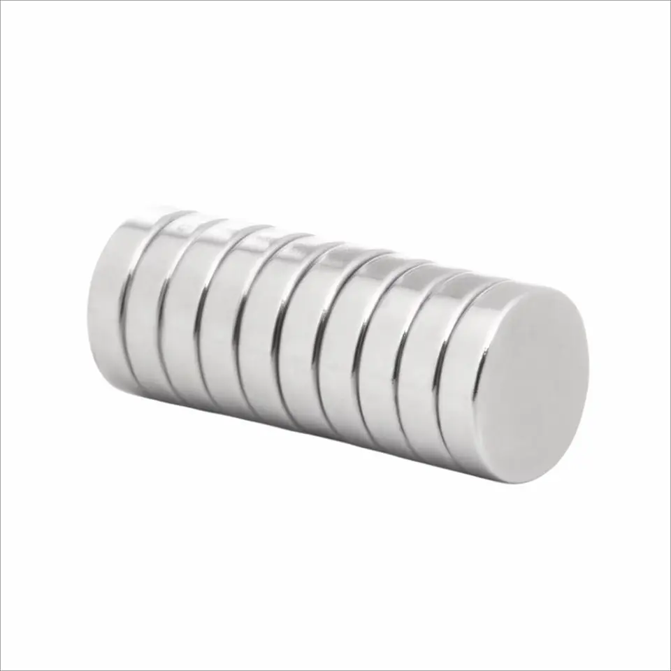 Conjunto 10 Ímanes Redondos 8mm 1