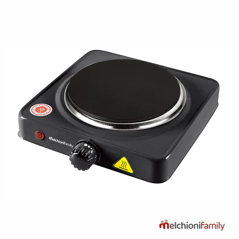 Fogão Elétrico 1 Placa Preto 1000W MFAMILY