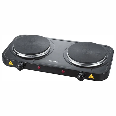 Fogão Elétrico 2 Placas Preto 2000W