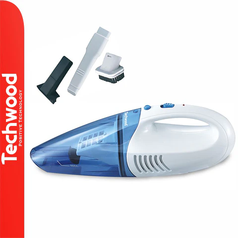 Aspirador Portátil SEM Saco Azul/Branco TECHWOOD