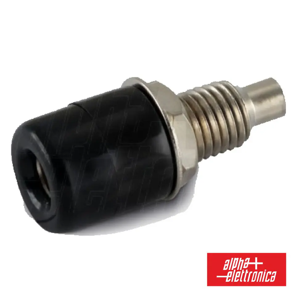 BORNE TERMINAL 4MM PRETO 1