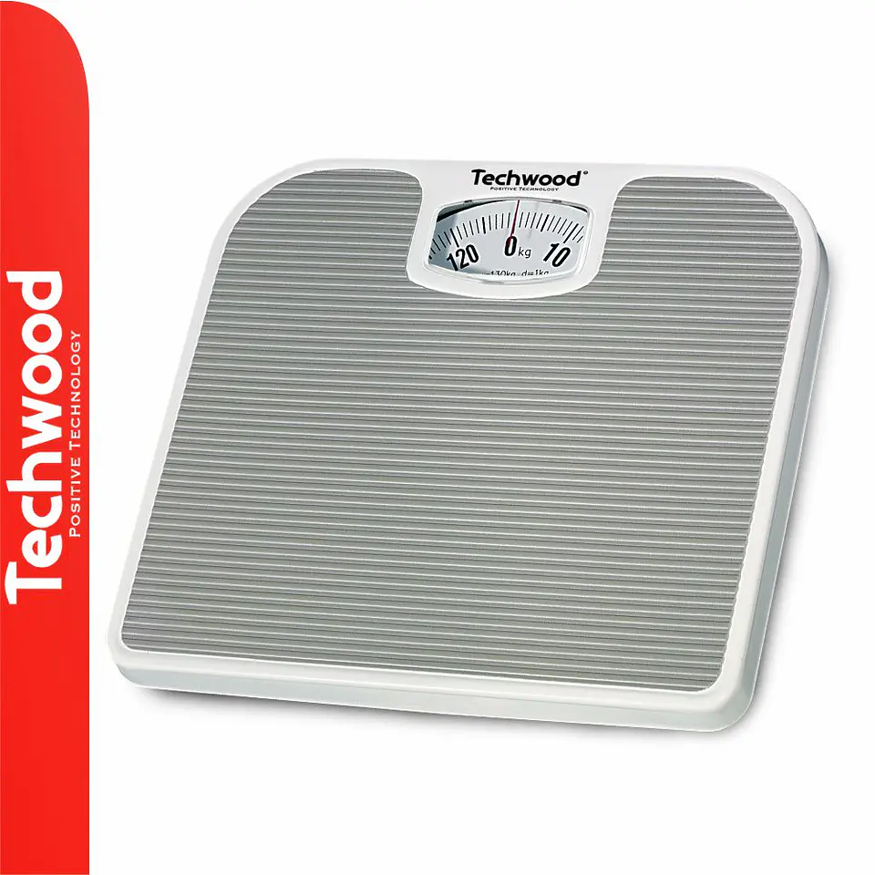 Balança Corporal 130kg Analógica TECHWOOD 1