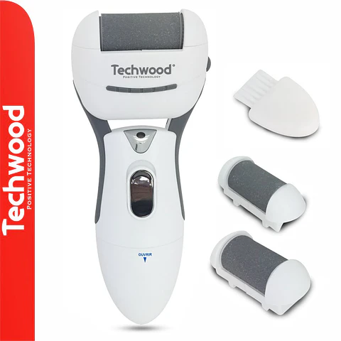 Removedor de Calos COM Escova E 2 Cabeças Extra TECHWOOD