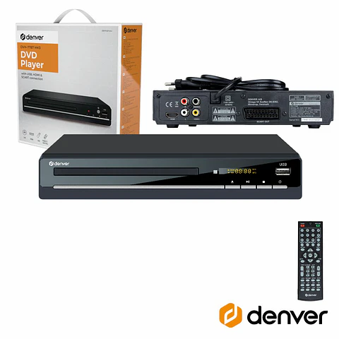 Leitor CD/DVD HDMI USB Comando DENVER