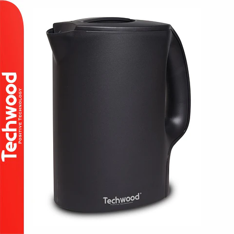 Fervedor de Água Elétrico Preto 900W 1L TECHWOOD