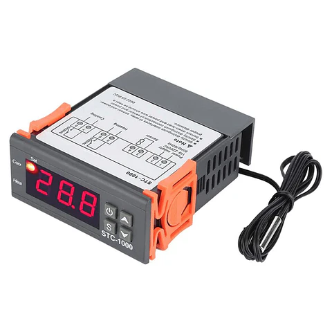 Termostato Digital 220V COM Besouro E Sonda NTC