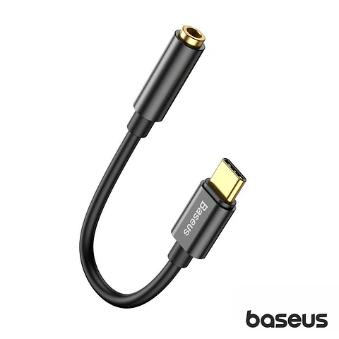Adaptador USB-C Macho P/ Jack 3.5mm Fêmea BASEUS