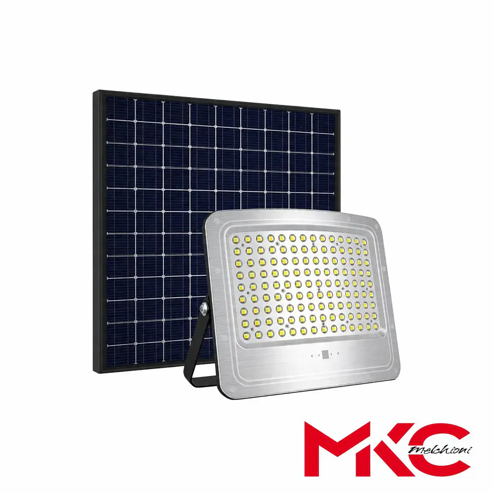 Foco LED Solar 100W Dimável COM Sensor Crepuscular 2400lm MKC 1