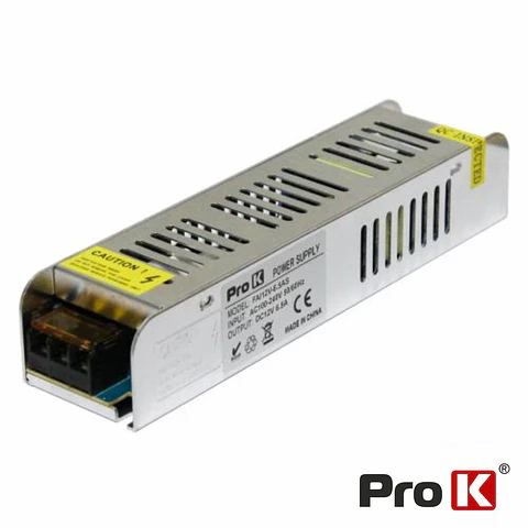 Fonte de Alimentação Industrial Slim 12V 75W 6.5A PROK