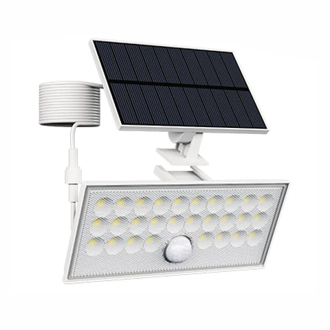 Kit Foco LED COM Painel Solar 60W 6500K 1708lm