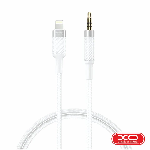Cabo Lightning Macho P/ Jack 3.5mm Macho 1m Branco XO