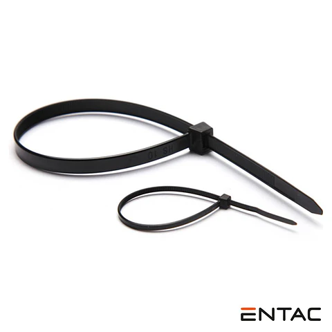 Conjunto 50 Braçadeiras Nylon 4.8x300mm Preto ENTAC