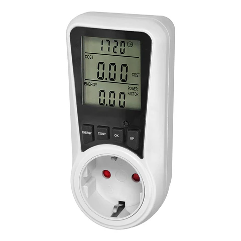 Contador de Energia Dupla Tarifa 230V/16A COM Tomada VIRONE